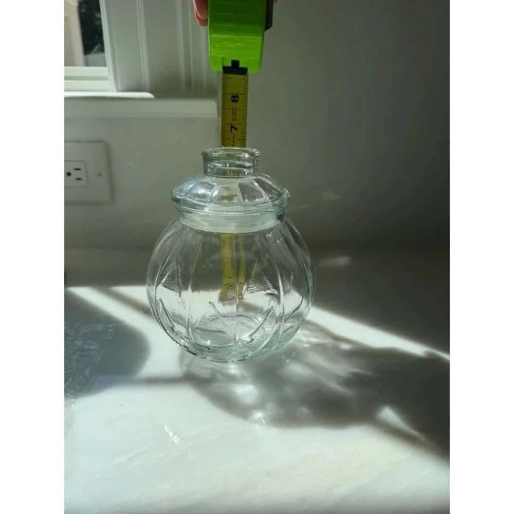 Vintage Libbey Pumpkin Glass Jar